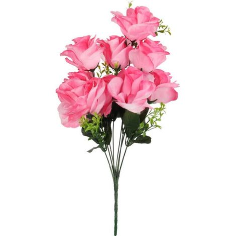 Bouquet de 7 roses roses de 54 cm (1/3)