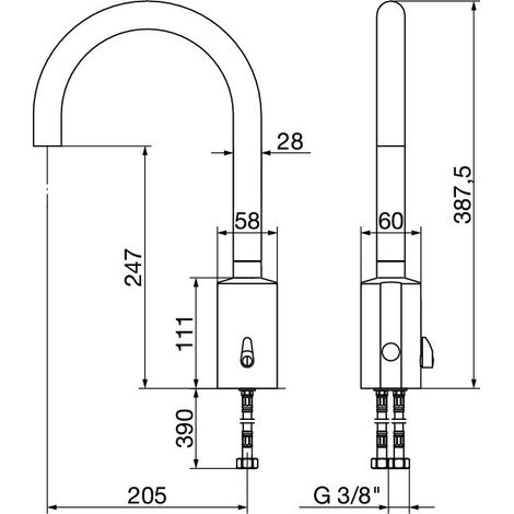 VIEGA 828318 Robinet de cuisine électronique (1/3)
