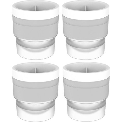 4er Set Eiskugelformen 6cm Jumbo Eiswürfel BPA Frei für Whiskey (1/5)