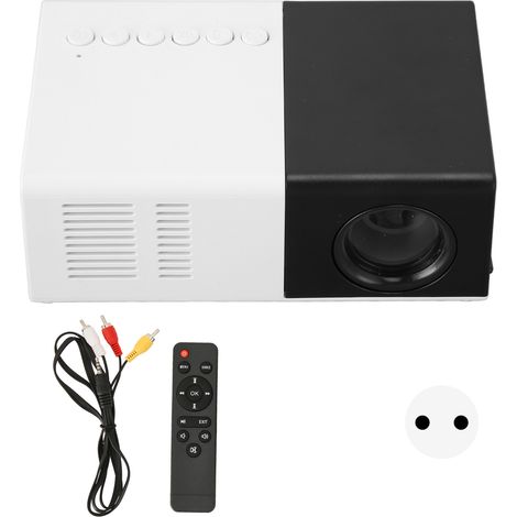 Mini projecteur WiFi 25-30 lumens ANSI, écran miroir smartphone, 16:9 1080P, LED portable cinéma maison, prise UE 100-240V (1/5)