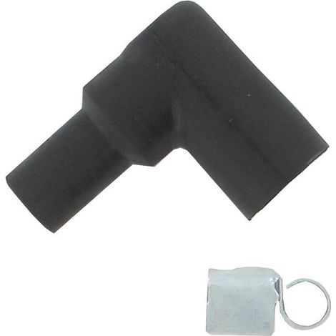 Connecteur de bougie adaptable en caoutchouc – Longueur 40mm – Compatible moteurs Briggs & Stratton et autres marques