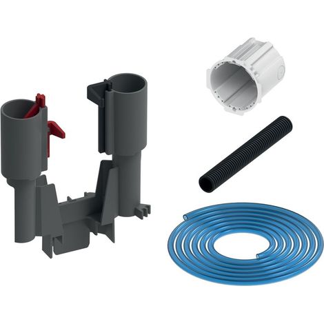 TECEflushpoint Rohbauset, pneumatische Fernauslösung, für (1/2)