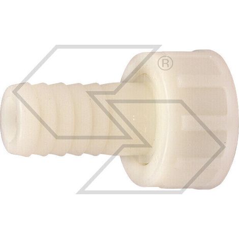 Raccordo in PA Portagomma Dritto F 11 2 x Ø 40 mm Bucchi 10 Pezzi
