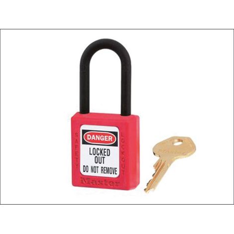 Lockout Padlock � 38mm Body & 6mm Composite Nylon Shackle MLKS406RED (1/2)