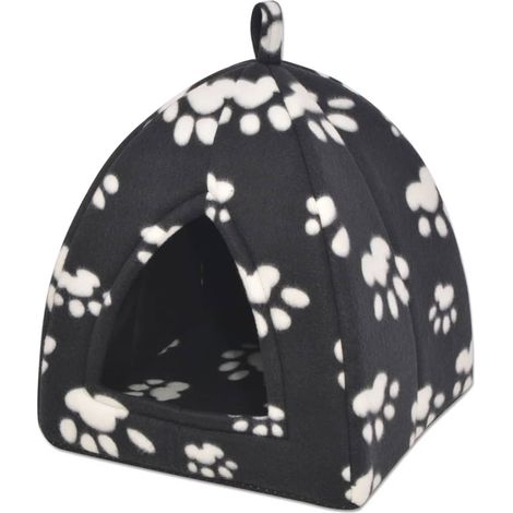 Cama cubo para gatos tamaño L negro vidaXL