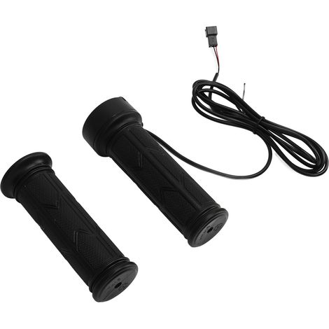 1 Paire de PoignĂ©es AccĂ©lĂ©rateur pour VĂ©lo Ălectrique - Compatible Batterie Li-ion (1/5)