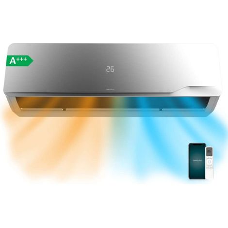 Cecotec Climatiseur Split AirClima 18000 Wind Connected A+++ Inverter, 18 000 BTU, efficacité A+++, application Wi-Fi (1/5)
