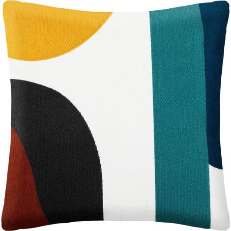 Coussin Déco Imprimé "Hary" 45x45cm Multicolore (1/2)