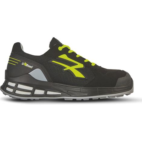 U-Power SCARPE ANTINFORTUNISTICA BASSE S1P SRC ESD REDPREMIUM ELVIS Col. Nero Mis. 43