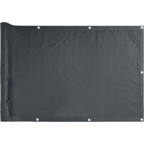 Écran de balcon,Brise Vue de terrasse,Toile de Balcon en tissu Oxford 90x600 cm Anthracite VDVM783701 (1/4)