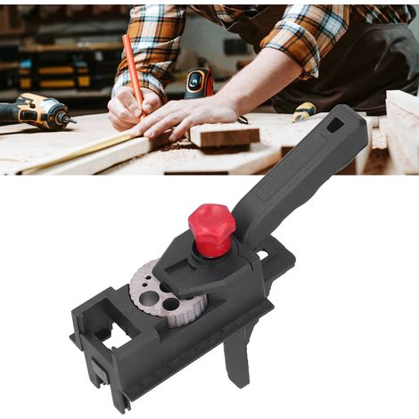 Positionneur de Perçage en Bois 10 trous Précision pour Établi Accessoire de Perçage Portable 3-12mm-KZQ (1/5)