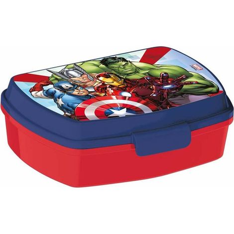 caja de almuerzo Marvel Los Vengadores Hulk Thor Capitán América Iron Man (1/3)