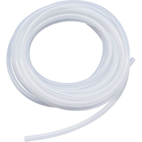 Tuyau en silicone de 2 mm ID x 4 mm OD - 8mètres, Tuyau de qualité alimentaire flexible en silicone transparent pour transfert de pompe (1/5)