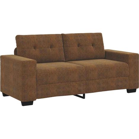 Canapé deux places,Sofa pour Salon,Banquette avec coussin Marron Faux cuir CFW267927 (1/5)