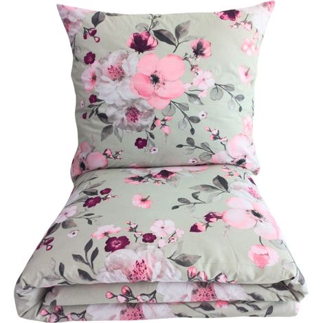 SET DI BIANCHERIA DA LETTO 200x220 COTONE 100% PRODUTTORE POLACCO FIORI DI ALTA QUALITÀ