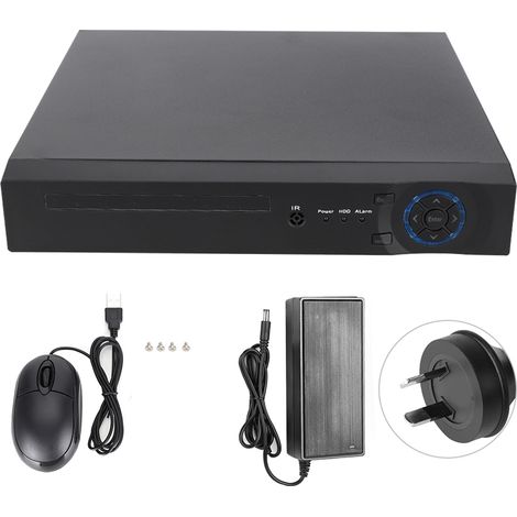 Enregistreur vidéo réseau NVR 8CH 1080P HD POE H.265 avec disque dur, compatible ONVIF, prise australienne 100-240V (1/5)