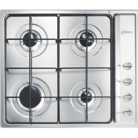 Smeg S64S piano cottura Acciaio inossidabile Da incasso Gas 4 Fornello(i) (1/4)