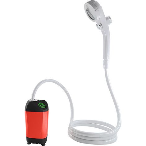 Douche portable pour camping Pompe de douche électrique IPX7 étanche avec affichage numérique pour camping randonnée sac à dos voyage plage arrosage pour animaux de compagnie (1/4)