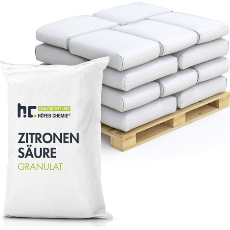 20x 25 kg Zitronensäure Granulat