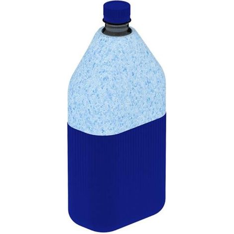 FPLUS botella corcho 1 litro azul o gris 123x 78x275 , botella corcho 1 litro azul o gris 123x 78x275