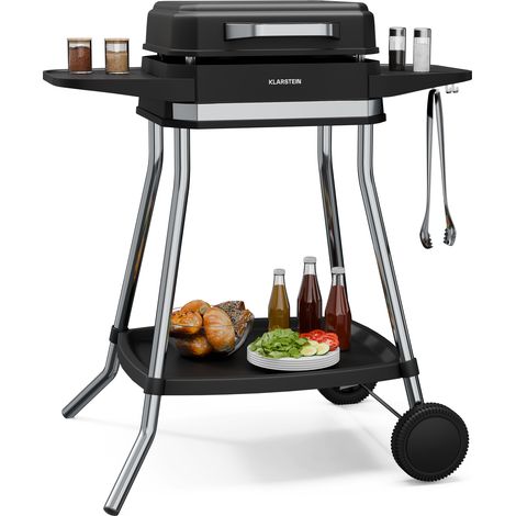 Klarstein Gatsby - Griglia elettrica  Uso interno & esterno  3050 W  EasyGrill Concept  Fino a 240 °C