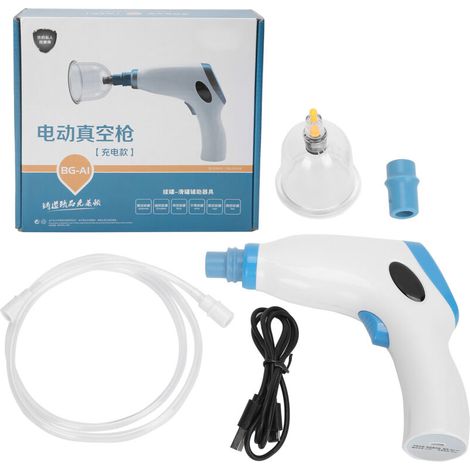 Kit de Ventouses à Pompe Électrique pour Drainage Lymphatique et Soulagement des Douleurs (1/5)