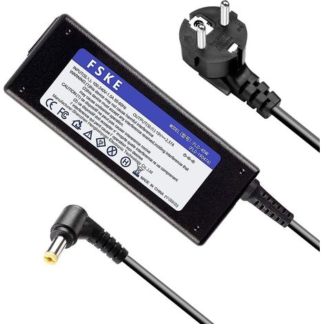 45W 19V 2.37A Chargeur pour Ordinateur Portable Acer Aspire Travelmate P2 P259 Extensa PC Adaptateur Secteur Adapter Alimentation connecteur5,5 1,7mmNon Compatible avec 3,0 1,1mm (1/5)