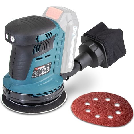 Ponceuse excentrique 20V max - 125mm avec moteur brushless livrée sans batterie ni chargeur
