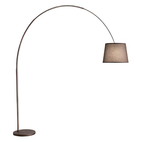 Arche - Lampadaire Led Incurvé En Métal, 1 Ampoule E27 Max. 60W, Hauteur 230 Cm, Tête Orientable À 180, Métal Marron - Perenz (1/3)