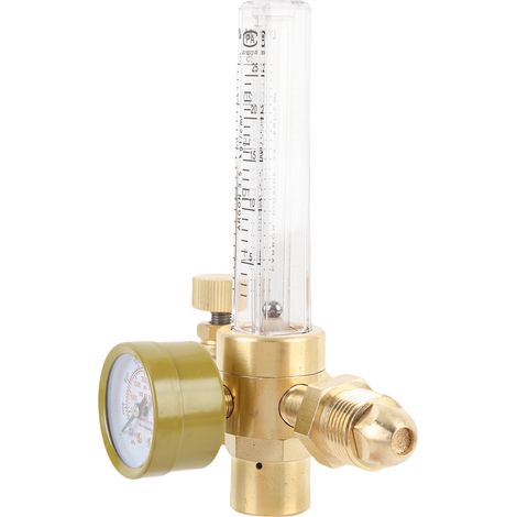 Débitmètre Argon avec Détendeur pour Soudage TIG, Régulateur de Pression Gaz 4000PSI pour Poste MIG, Manomètre Filetage Mâle 5/8 (1/5)