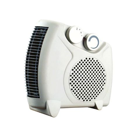 Ae'rotherme avec thermostat d'ambiance re'glable et poele a' bain chaud 2 puissances 1000 / 2000W a' utilisation verticale et horizontale