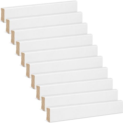 KGM Sockelleiste Modern Pro weiß 16 x 40 x 2400 mm RAL9016 10 St (1/4)