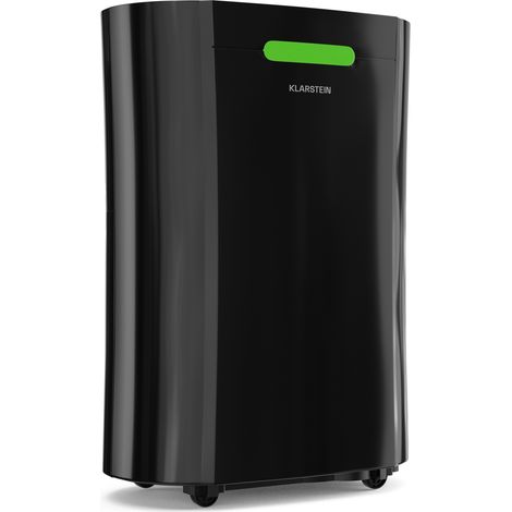 Klarstein AeroDry 10l Déshumidificateur d'air - 165 W, 10 L/24 h, réservoir 2,5 L, seulement 37 dB, filtre à charbon actif, fonction DrySelect, noir (1/5)