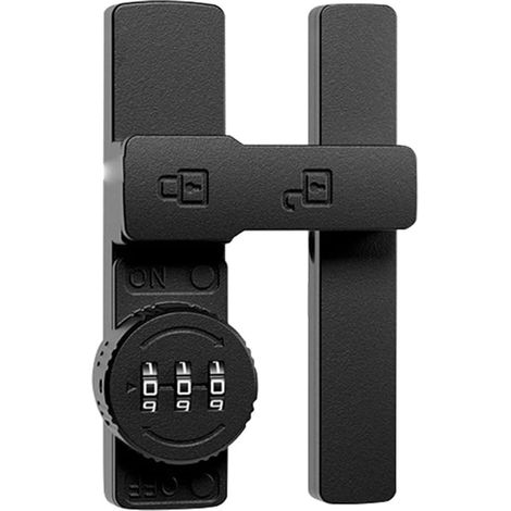 Loquet de Porte Boulon de Porte Intérieur Boulon de Verrouillage de Porte Antivol à Perforation Libre A (1/5)