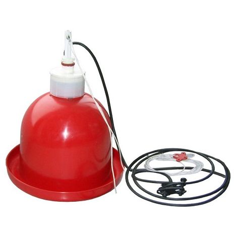 GYC Bebedero Automático Colgante para Granjas y Corrales, Ø 37 cm x 47 cm h