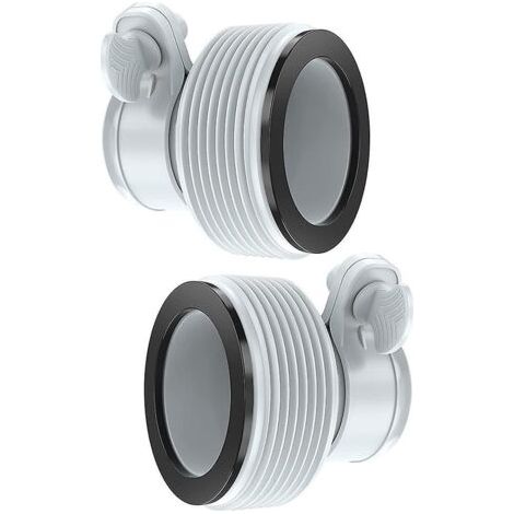 Bestway 58236 - Intex 10722 - 2-teiliges Filterpumpen-Adapterset 32 bis 38 mm (1/5)