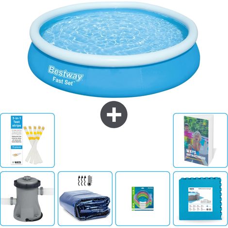 Bestway Piscina Bestway Fast Set Rotonda - 366x76 cm - 7-pezzi  S229