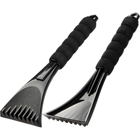 Bardusch Grattoir Pare Brise Voiture 2 en 1 Raclette Voiture Givre avec Poignée Antidérapante Grattoir Voiture Givre Outil de Dégel et de Déneigement pour Pare-Brise et Fenêtre (1/5)