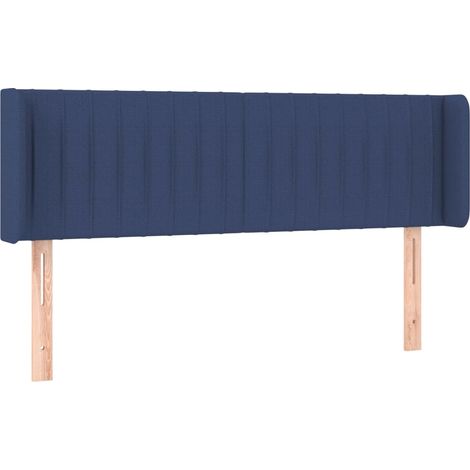 Maison Exclusive - Cabecero de tela azul 147x16x78/88 cm (1/5)