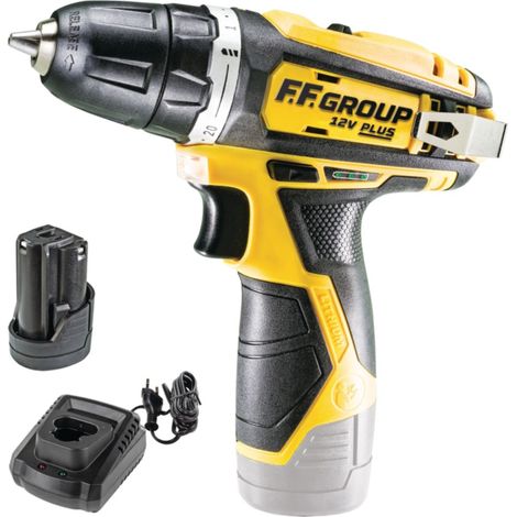 Ff-group cdd 12v plus trapano avvitatore con 1 batteria uso semi professionale (1/5)