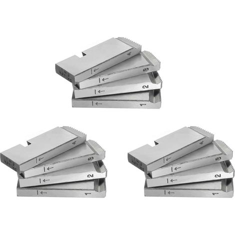 Kit d'outils de filetage de tuyaux 47770 de 12 pièces, compatible avec les filières de filetage haute vitesse RIDGID, compatible avec les tuyaux de 1 à 2 pouces, tête d'outil de filetage universelle. (1/5)