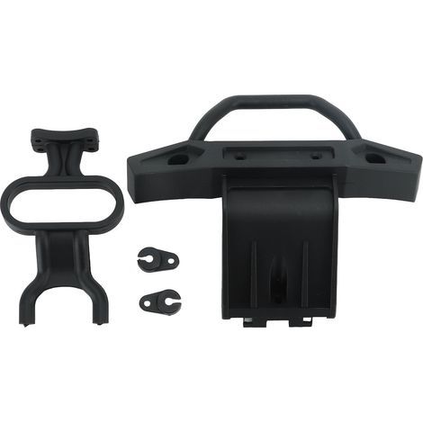 Pare-chocs avant en alliage d'aluminium poli CNC pour 1/16 voiture RC - Pièces de rechange et amélioration (1/5)