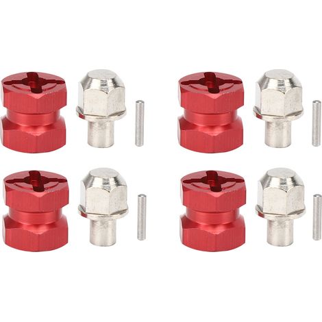 Adaptateur de moyeu métallique hexagone 12mm pour crawler radiocommandé Traxxas HSP Redcat (1/5)