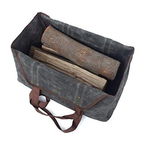 Sac fourre-tout portable pour bois de chauffage - Sac de rangement pour bois de chauffage - Sac de rangement pour bois de chauffage - Sac de rangement pour bois de chauffage (1/5)