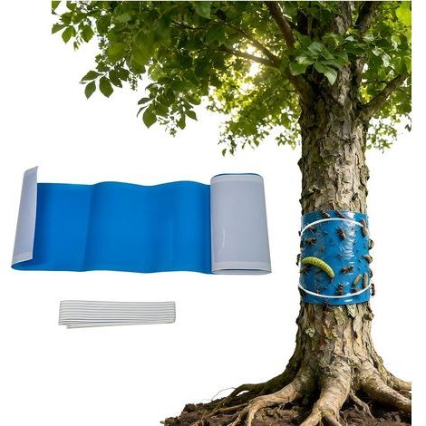 Glu Arboricole 15 cm x 3 m Bande de Glue pour Arbre Fruitier Piège Gel Anti Fourmis Protection et Anti-Nuisibles pour Jardin (1/5)