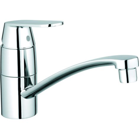 GROHE Grifo monomando para fregadero Eurosmart C 31170 caño plano montaje delante de ventana cromo, 31170000 (1/3)
