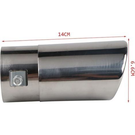 Auspuffendrohr aus Edelstahl – Innendurchmesser 5,3–3,8 cm – Verbessert die Fahrzeugleistung und die Optik (1/4)