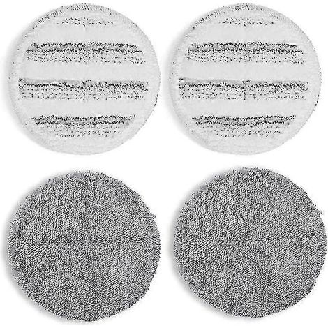 AURA Lot de 4 lingettes pour balai électrique, idéales pour le nettoyage des sols, notamment les parquets et autres surfaces en bois dur. (1/5)