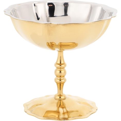 Stainless Steel Ice Cream Maker with Gold Finish (1/5)