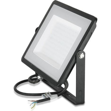 Faro Led Flood Light 300W IP65 Bianco Neutro Super Slim 55mm Carcassa Nera Samsung Garanzia 5 Anni SKU-422 (1/10)